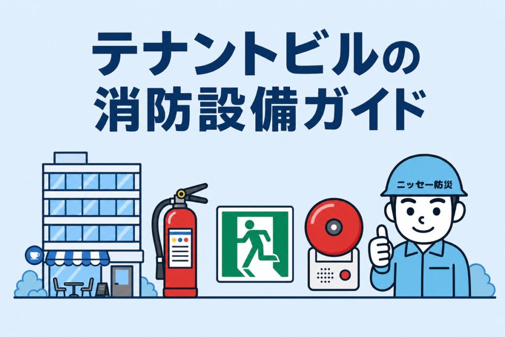 事務所・テナントビルに必要な消防設備とは？設置基準・点検・防火管理を解説
