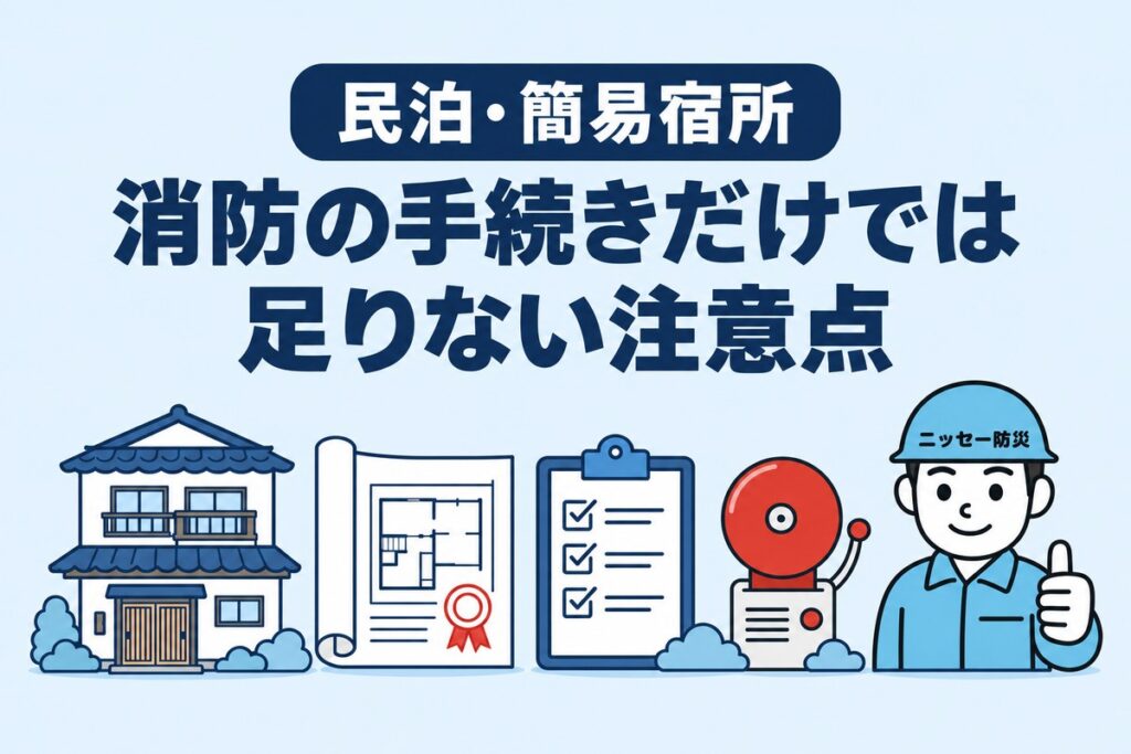 旅館業の許可と建築基準法｜消防の手続きだけでは足りない民泊・簡易宿所の注意点